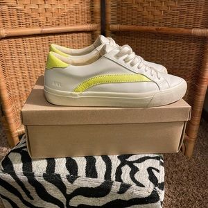Madewell Sidewalk Low Top Sneakers Leather Size 8